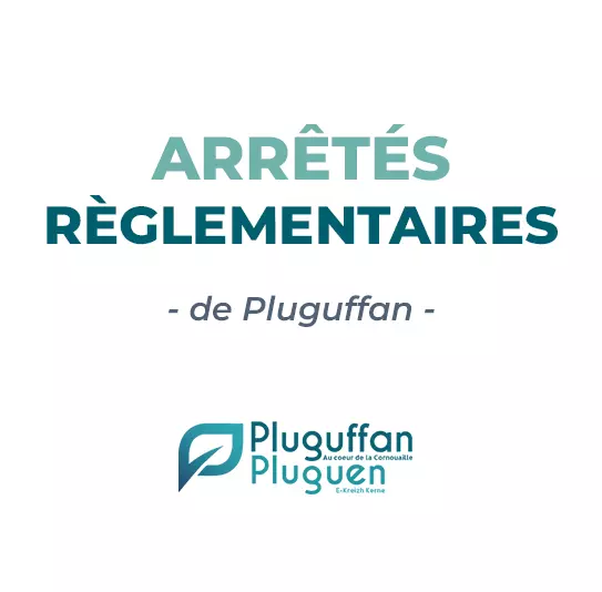 arrêtés règlementaires commune de Pluguffan