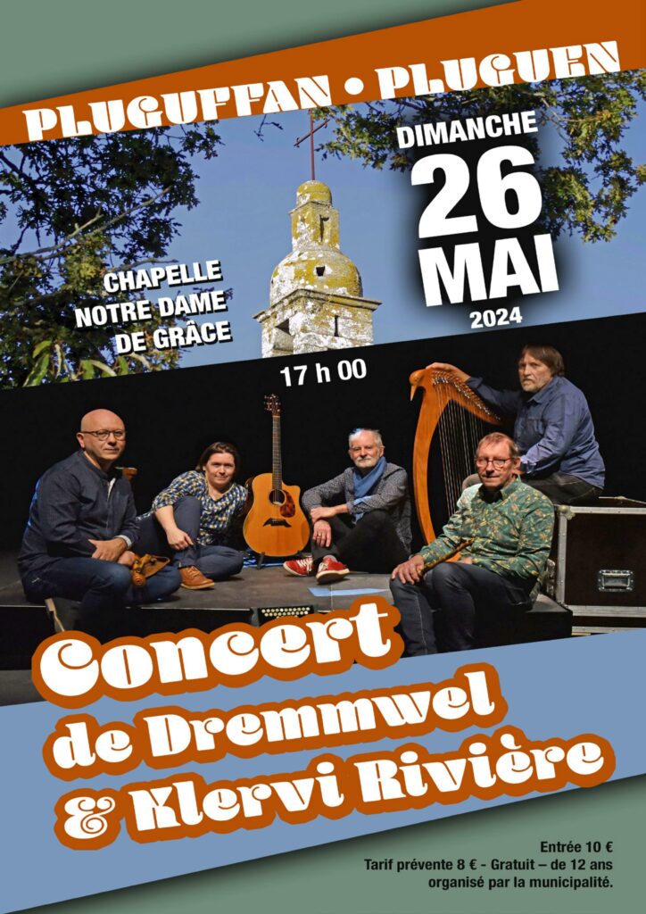 Affiche concert Dremmwel Klervi Rivière 01