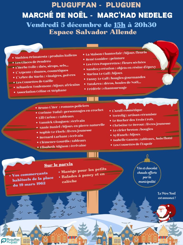 Marché de Noël liste 01