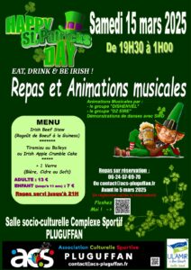 St Patrick 15 mars
