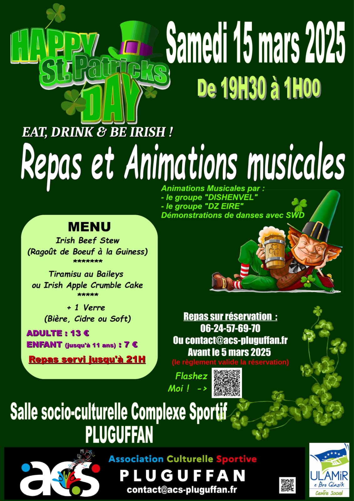 St Patrick 15 mars