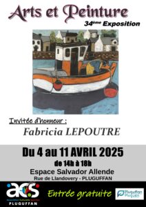 Affiche Arts et Peinture 4 au 11 avril