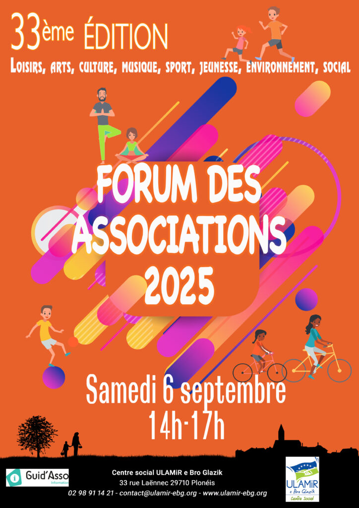 Affiche forum des associations 2025 ULAMIR
