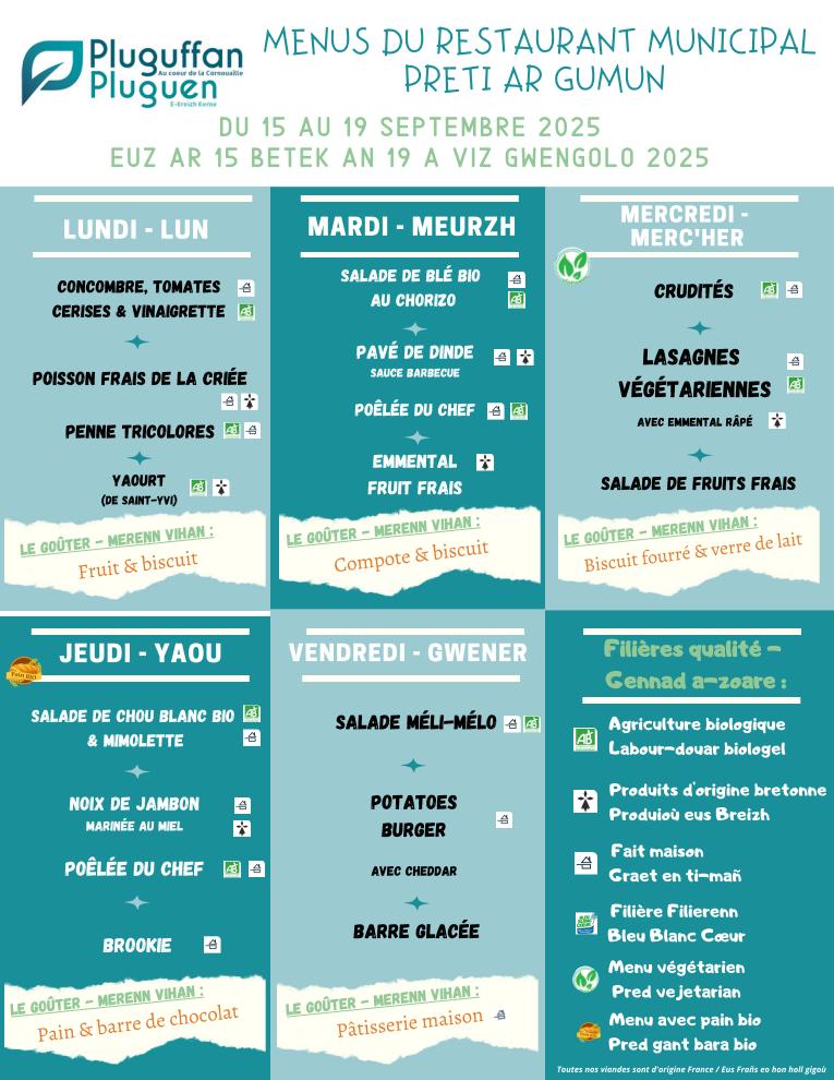 3 Menus du restaurant municipal semaine du 15 au 19 septembre 2025 01 3 Menus du restaurant municipal semaine du 15 au 19 septembre 2025 01