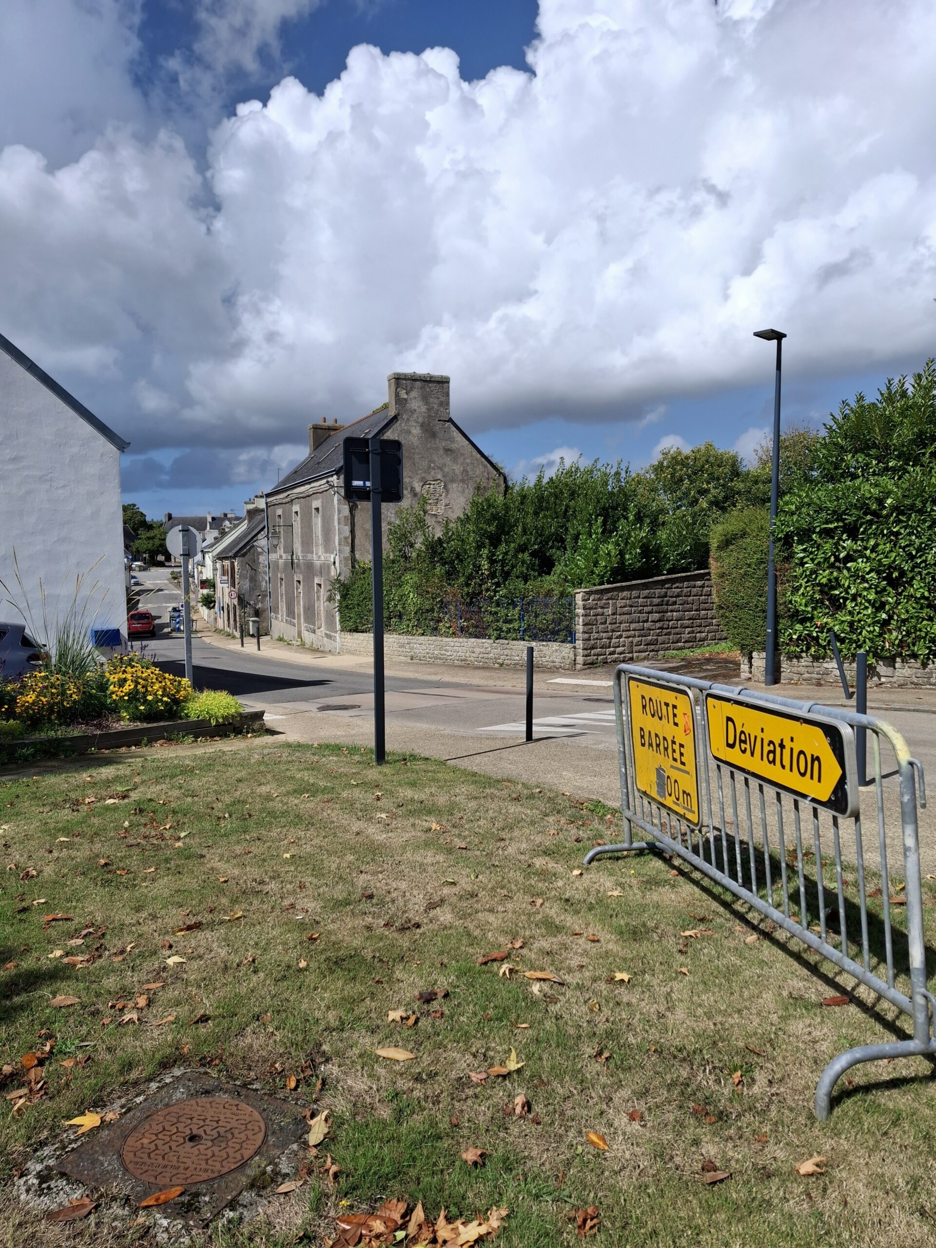 travaux route quimper