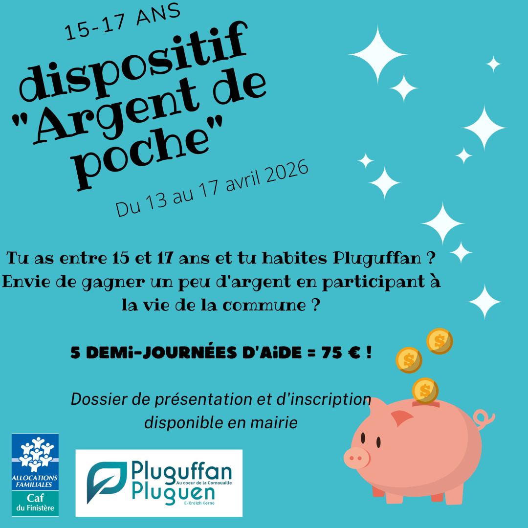 Argent de poche 13 au 17 avril