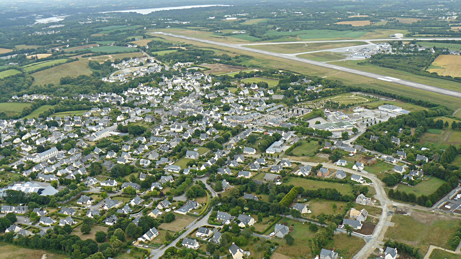 pluguffan photo aérienne