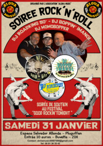 Affiche soirée Aloha Music 31 jan