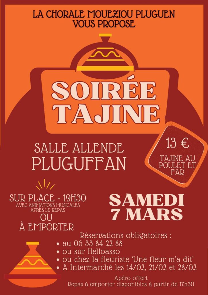 soirée tajine chorale 7 mars 01