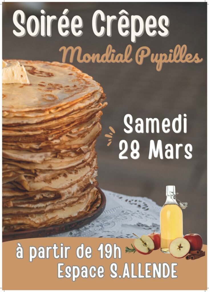 Affiche Soirée Crêpes 28 mars 01