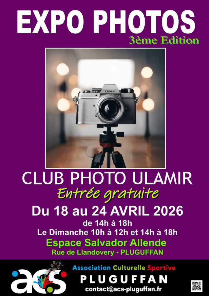 Affiche Expo Photos ACS 18 au 24 avril 01