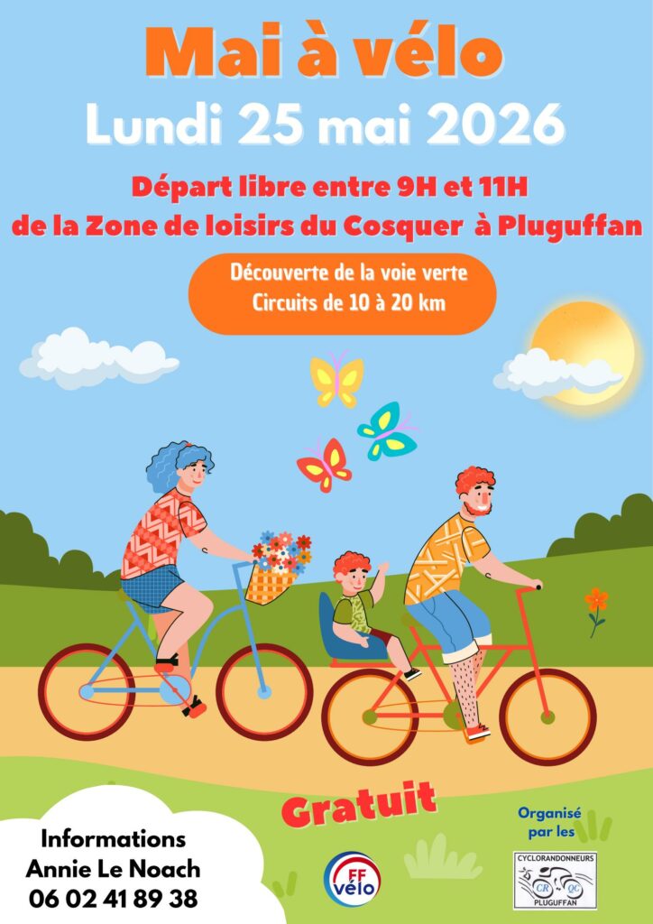 Affiche Mai à vélo 25 mai 01