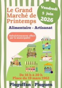 Affiche marché de Printemps 5 juin 01