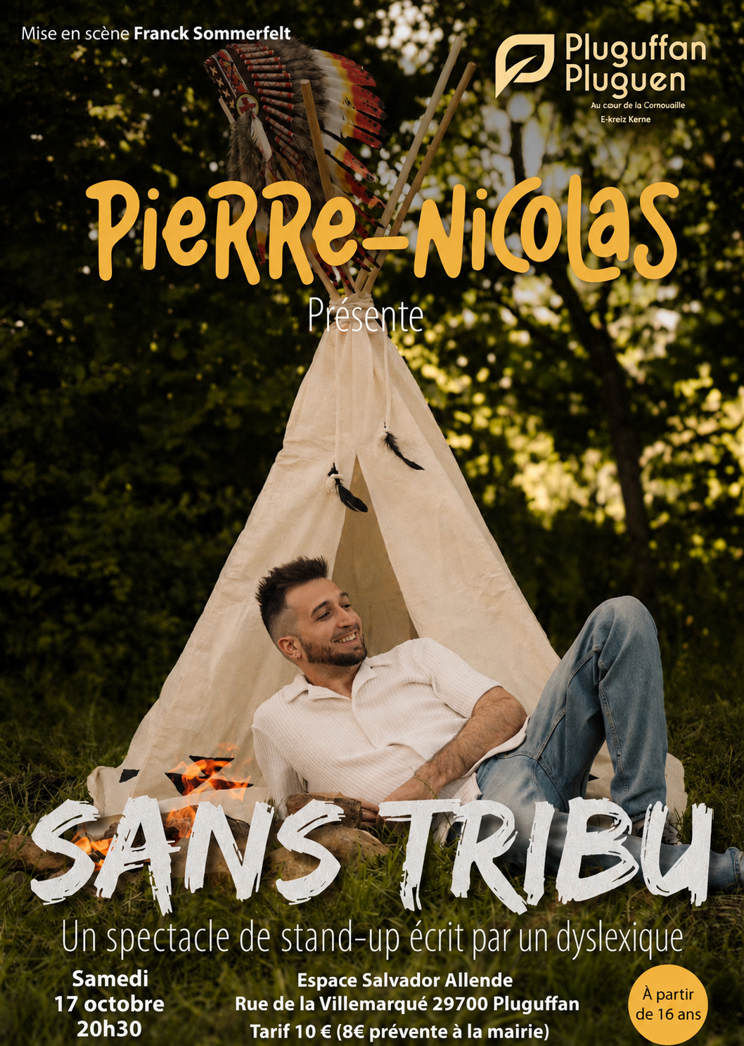 Affiche spectacle Sans Tribu